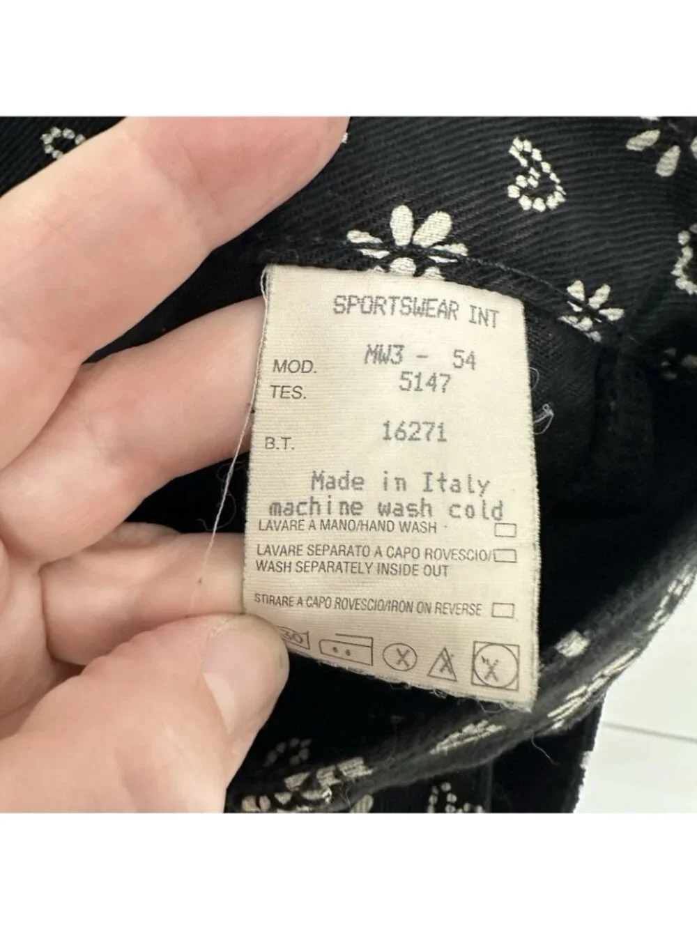 90s MOSCHINO DENIM jean skirt black SMALL coastal chic italian dolce vita retro